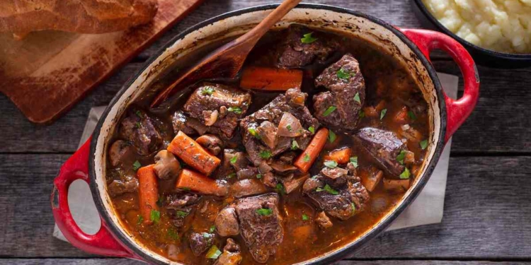Boeuf bourguignon recept