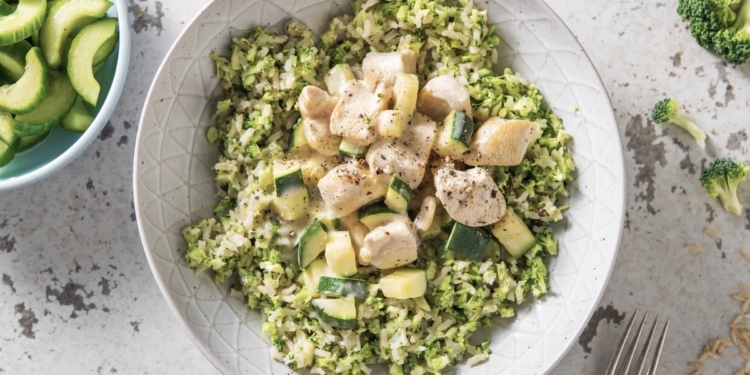 Broccolirijst met kip