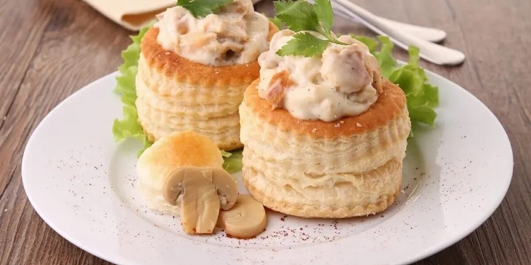 Vol-au-vent 'grand-mère' (Koninginnenhapje)
