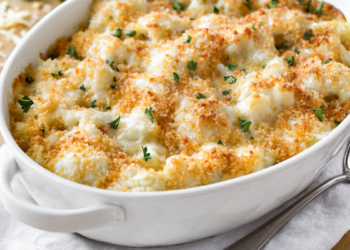 Bloemkoolschotel met gehakt