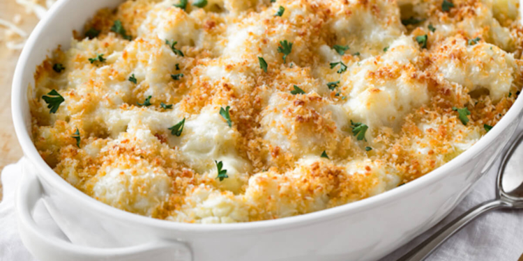 Bloemkoolschotel met gehakt