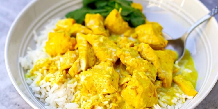 Kip kerrie met rijst