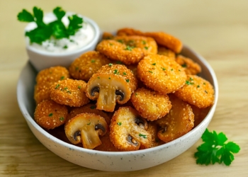 Iedereen wil dit recept: deze krokante champignons zijn té lekker