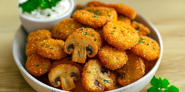 Iedereen wil dit recept: deze krokante champignons zijn té lekker